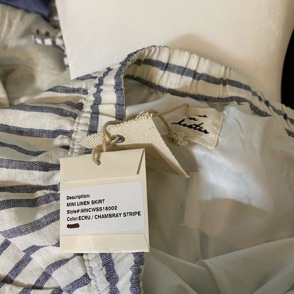 Mini Linen Skirt - Picture 4 of 4